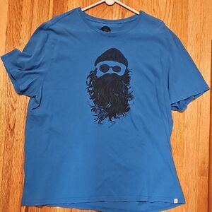 Blue Graphic Life Is Good T-Shirt